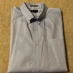 Lands End supima no iron oxford